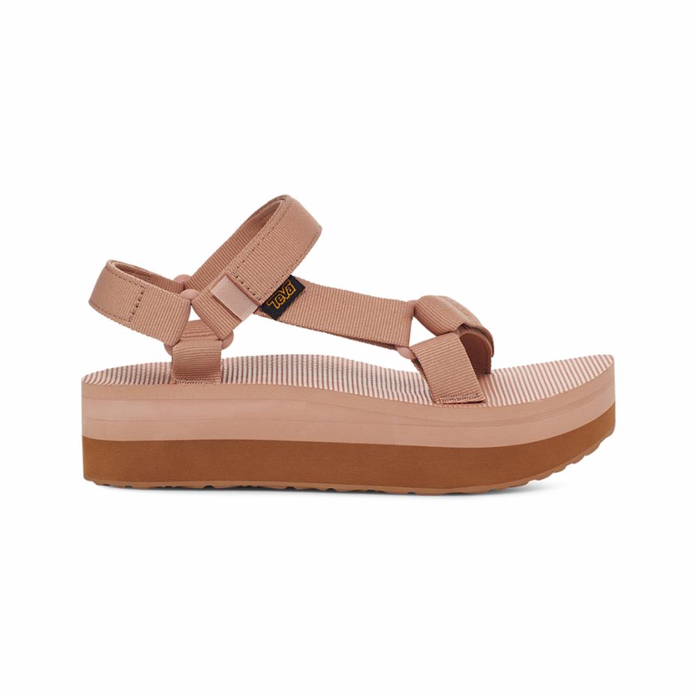 Teva Women FLATFORM UNIVERSAL MAPLE SUGAR/ LION